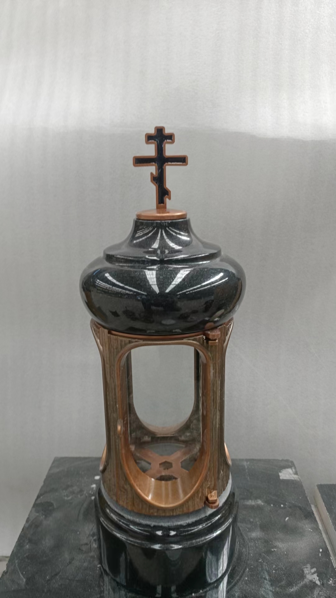 India black granite lamp